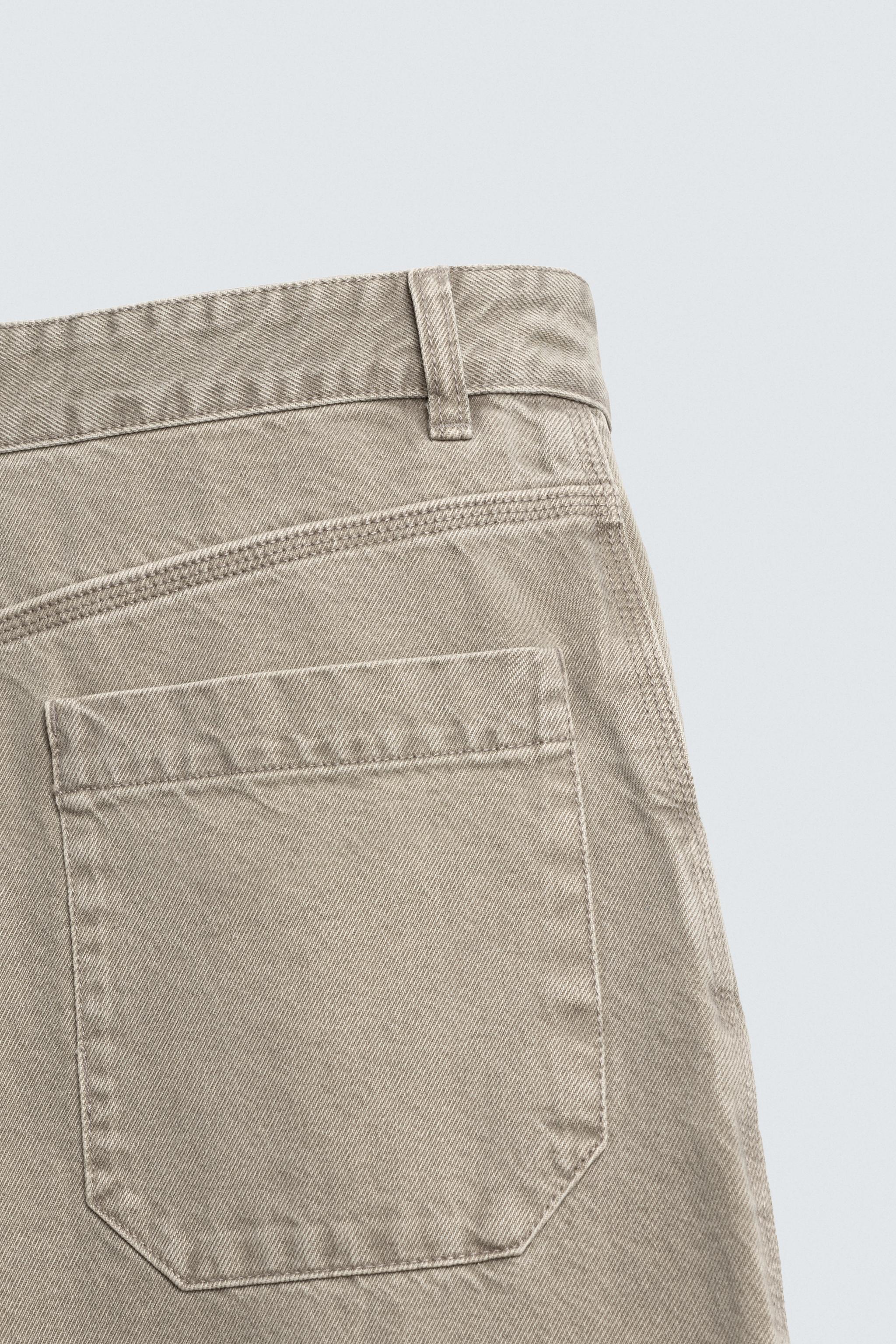 WASHED BALLOON FIT PANTS